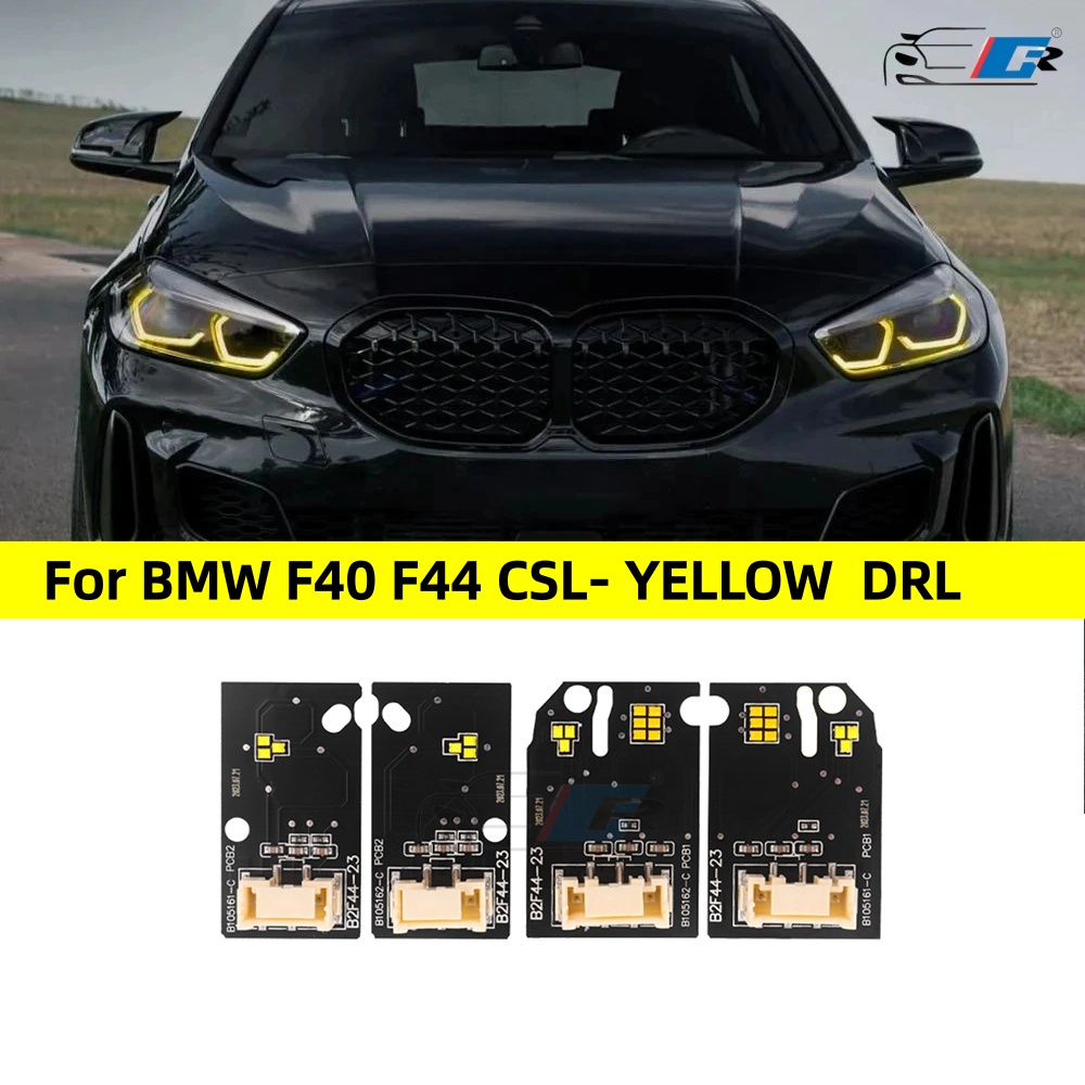 Yellow Food Snacks - Yellow Angel Eyes For BMW 1