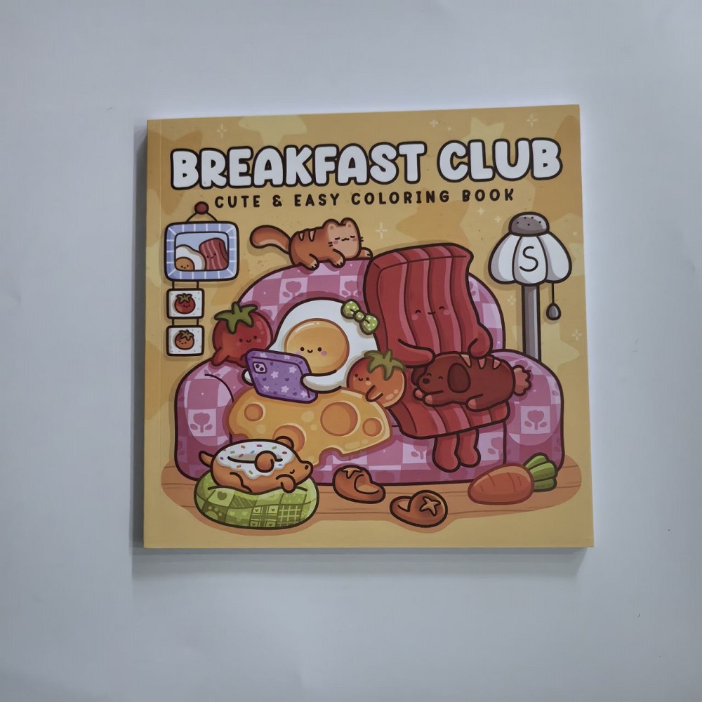 Breakfast Club Coloring Book f - огляд і ціна Food Y Snacks Coloring Book