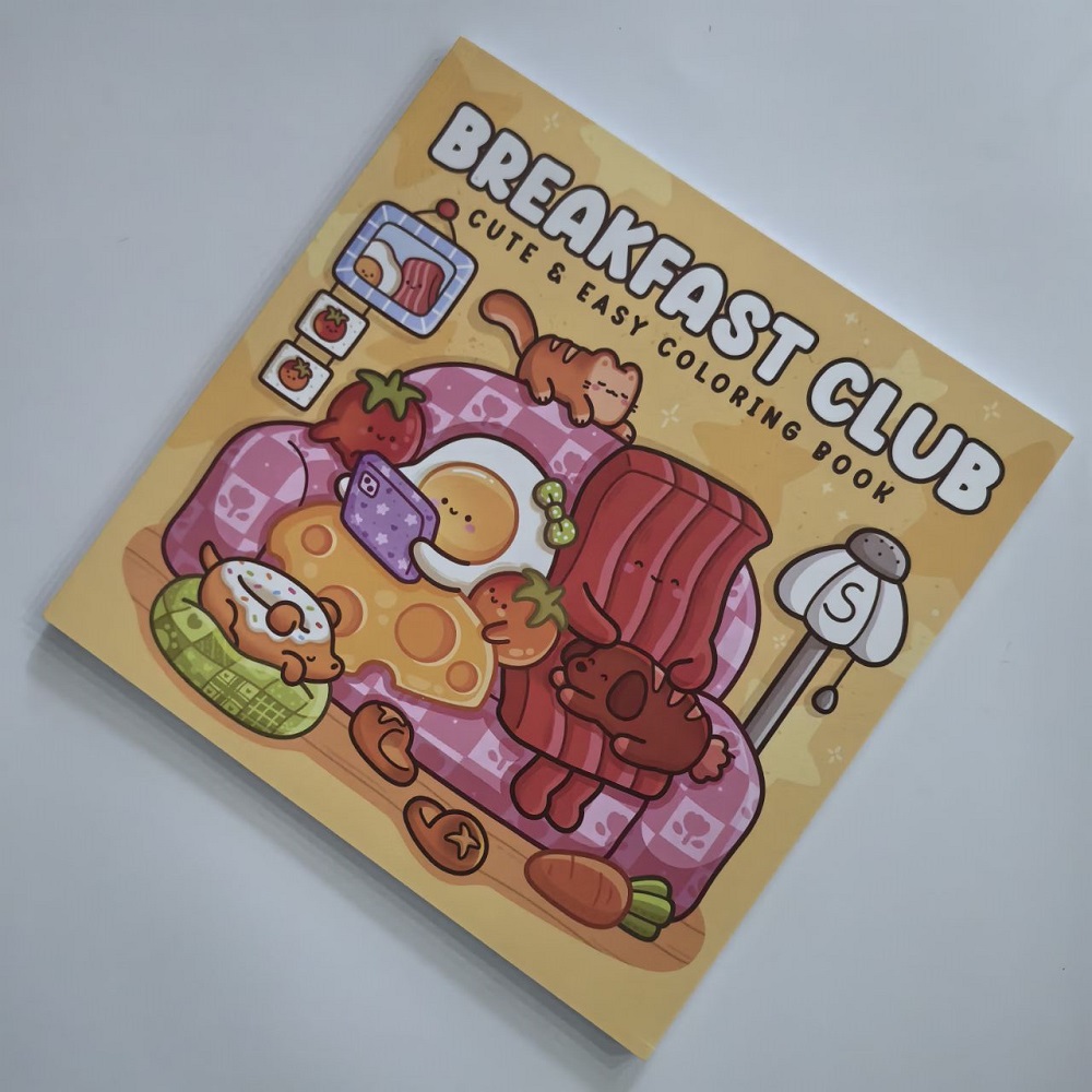 Breakfast Club Coloring Book f - огляд і ціна Food Y Snacks Coloring Book