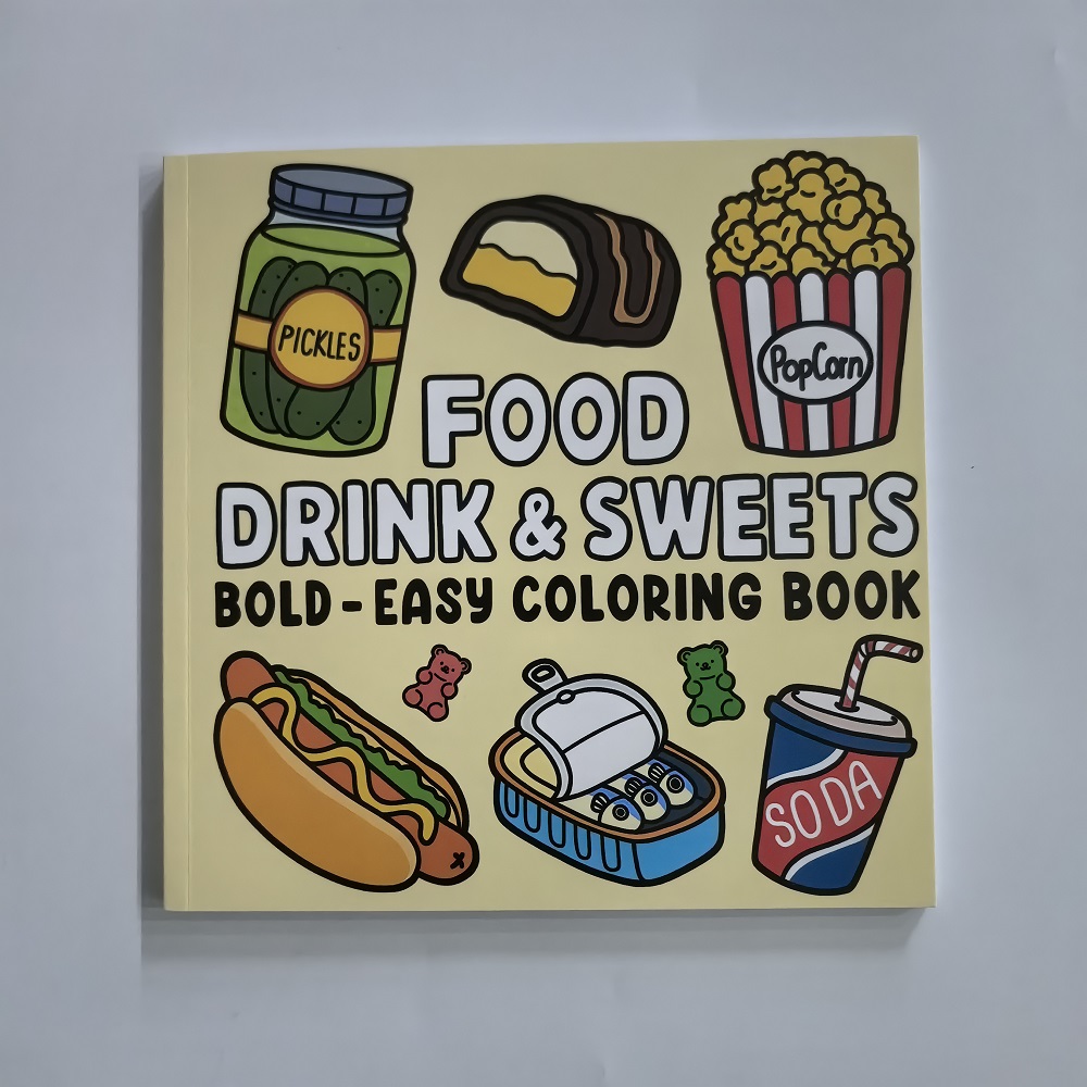 Food Drinks and Desserts Color - огляд і ціна Food Y Snacks Coloring Book