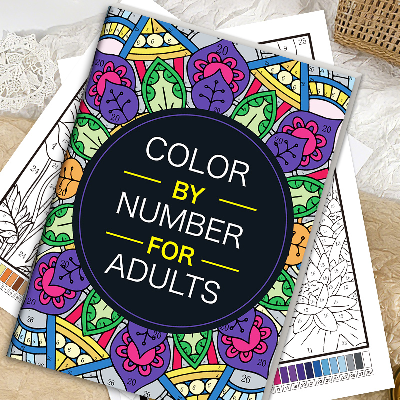 Color by Number for Adults Col - огляд і ціна Food Y Snacks Coloring Book