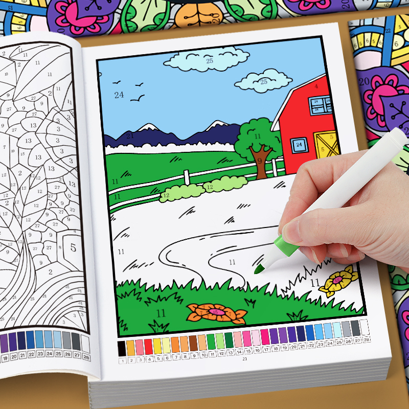 Color by Number for Adults Col - огляд і ціна Food Y Snacks Coloring Book