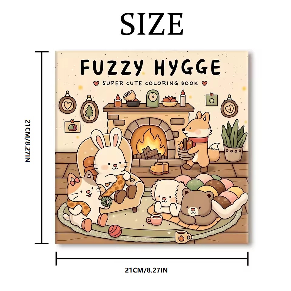 FUZZY HYGGE Bold-easy Patterns - огляд і ціна Food Y Snacks Coloring Book
