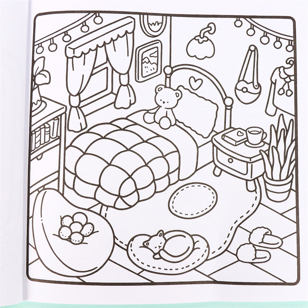 Little Corner Cute Comfy Color - огляд і ціна Food Y Snacks Coloring Book