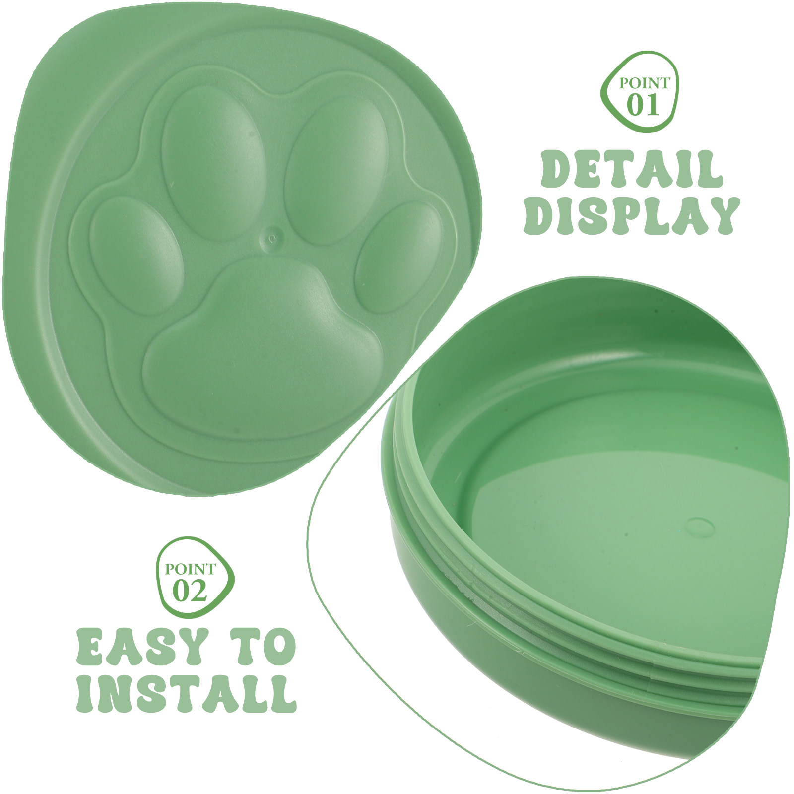 2Pcs Portable Dog Water Bowl S - огляд і ціна Food Snacks For Hiking